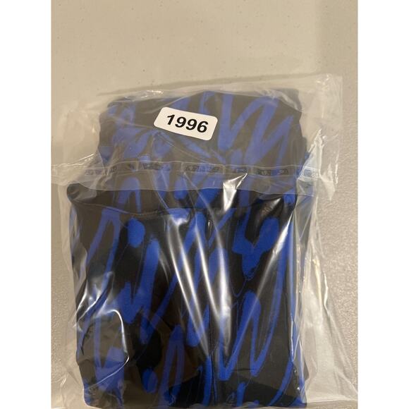 Milly Mini Dress Small Retro Blue Boat‎ Neck 80s Layered Classy Bold Print - Picture 11 of 11